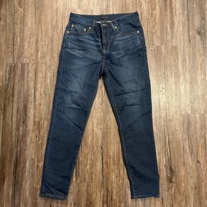 J. Crew 9” Highrise Toothpick Skinny Jeans